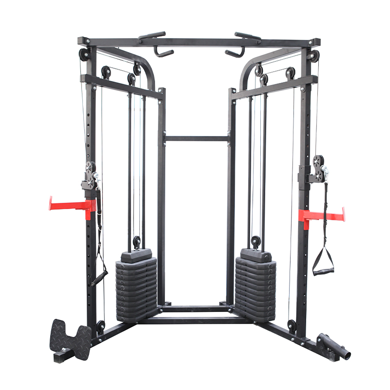 Home Gym Rack With Cables - Силовая стойка Кабельный кроссовер Машина для