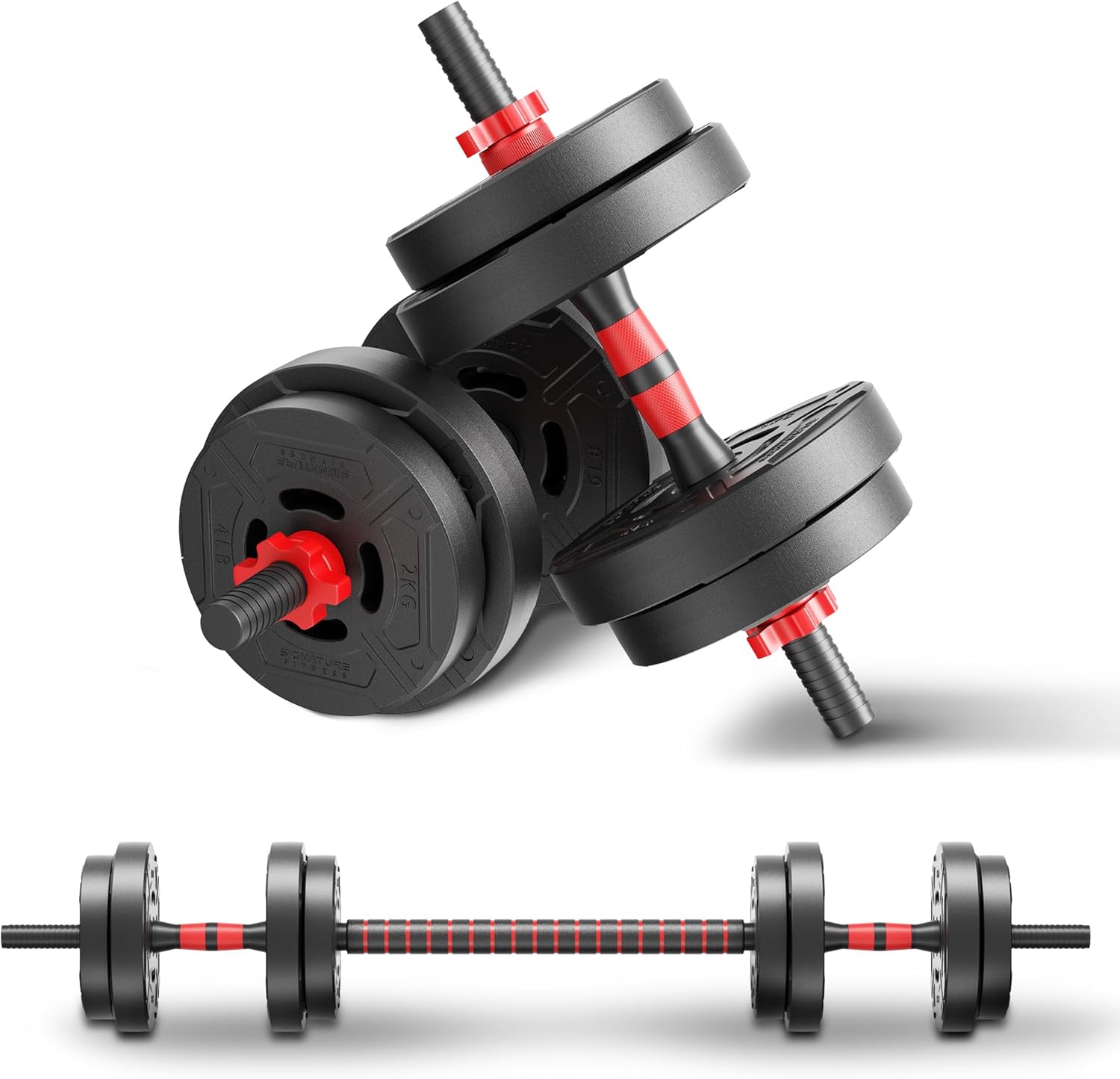 Home Gym Kit - Набор регулируемых гантелей и штанг 2-в-1