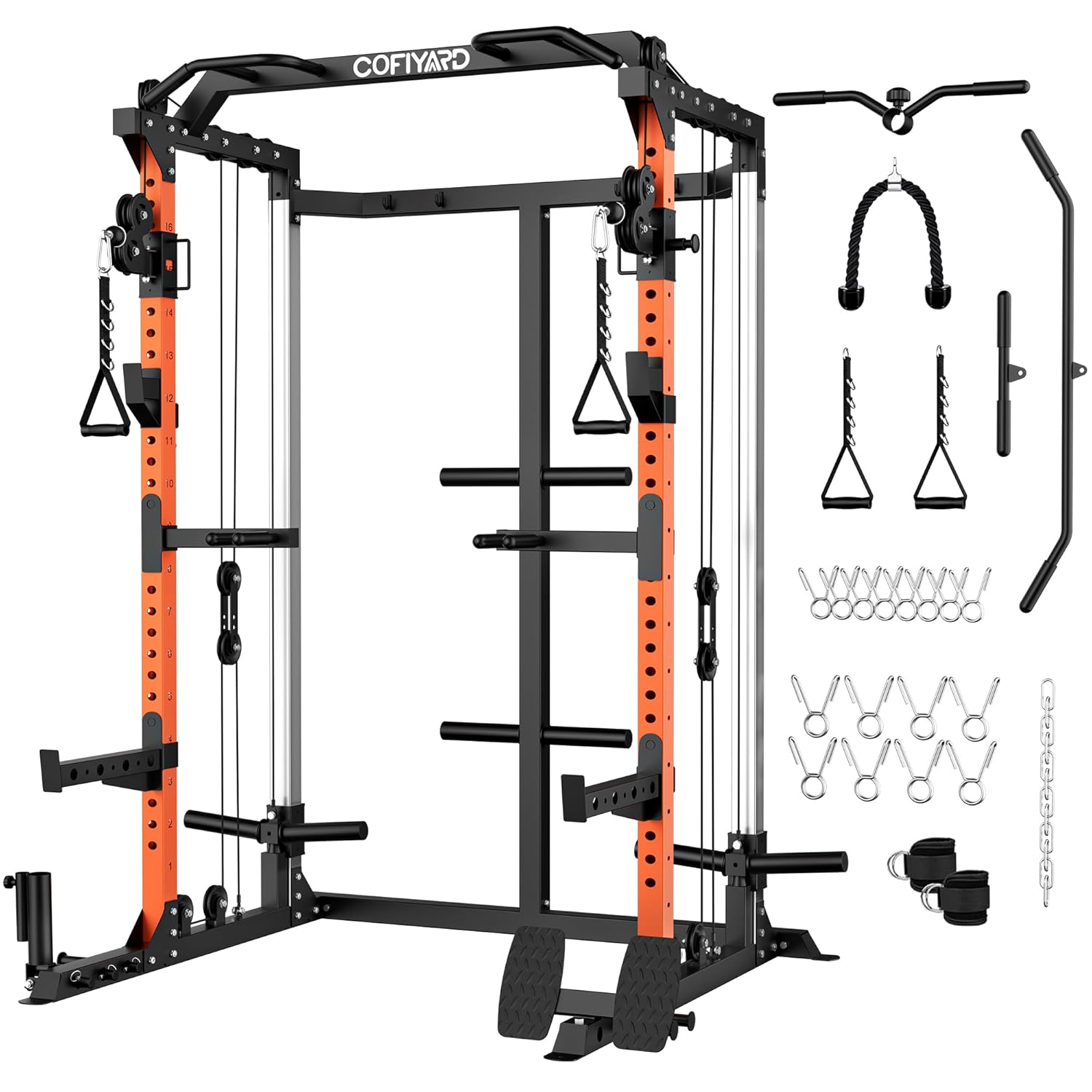 Home Gym Rack With Cables - Многофункциональная силовая рама (Power Cage) с
