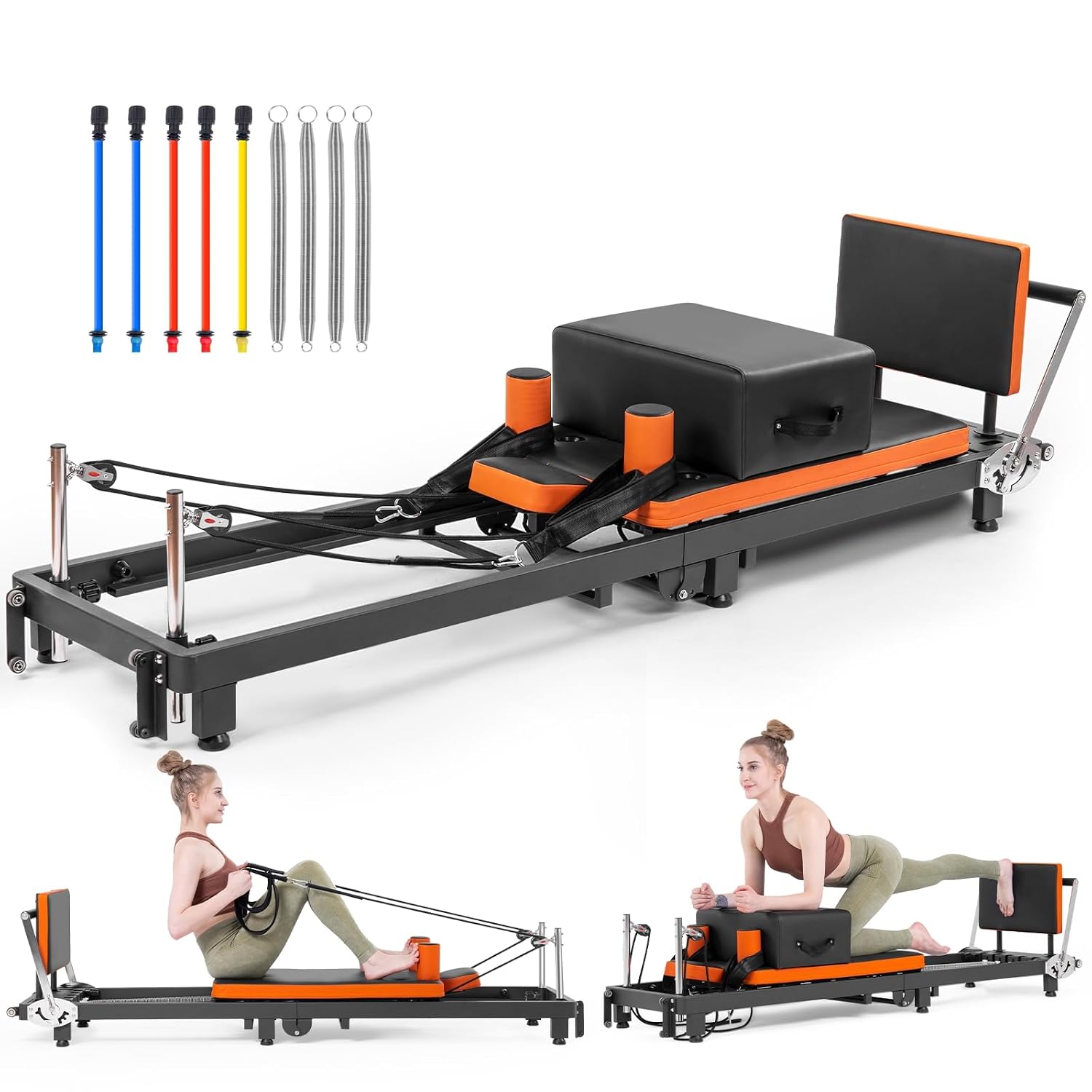 Home Gym In A Box - Пилатес-реформер, складной тренажер для пилатеса с