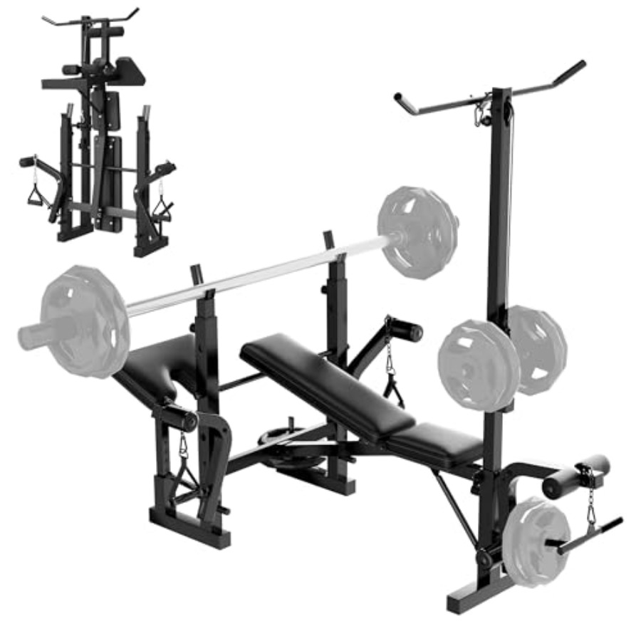 Home Gym Leg Press - Многофункциональный набор для домашнего спортзала: Скамья