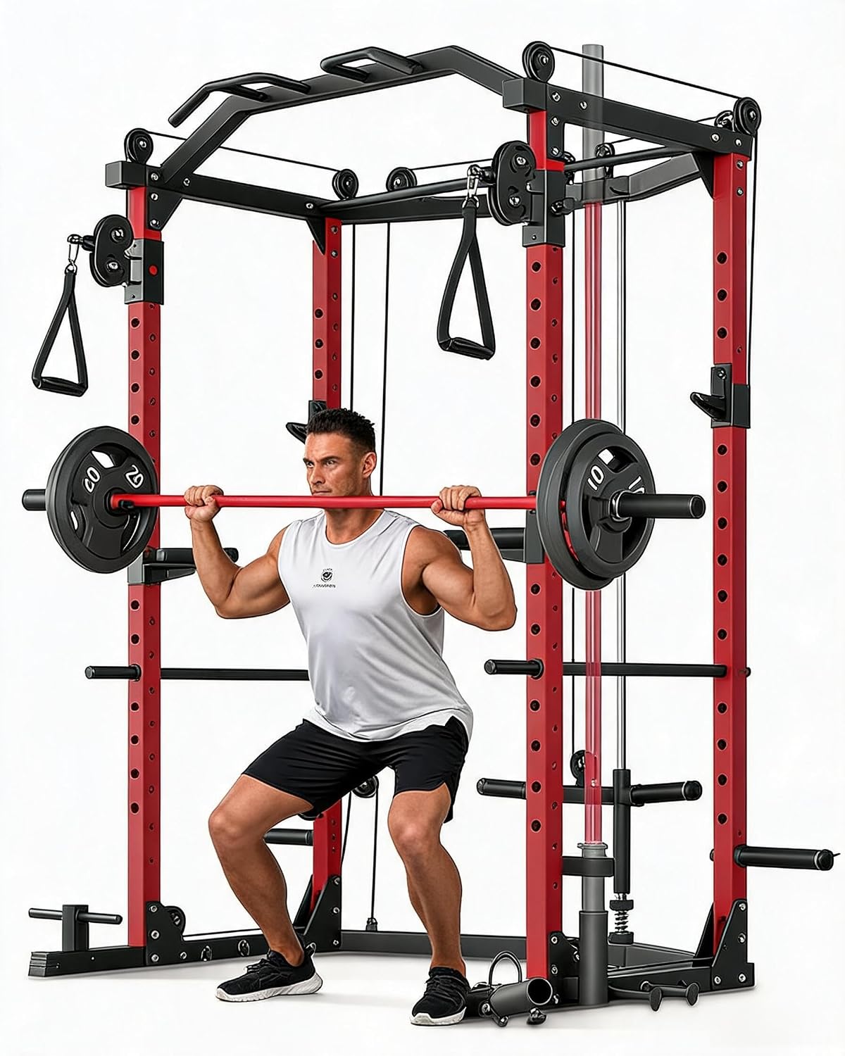 Home Gym Rack With Cables - Многофункциональная силовая рама (Power Cage) для