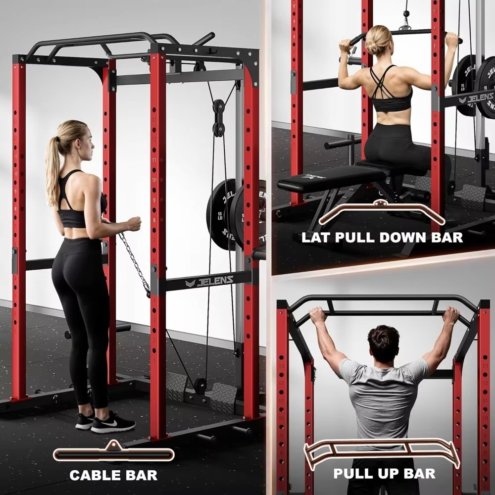 Многофункциональная силовая ра – обзор и цена Home Gym Rack With Cables