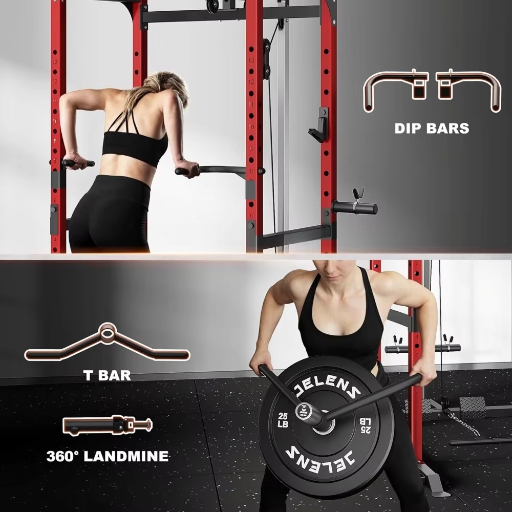 Многофункциональная силовая ра – обзор и цена Home Gym Rack With Cables