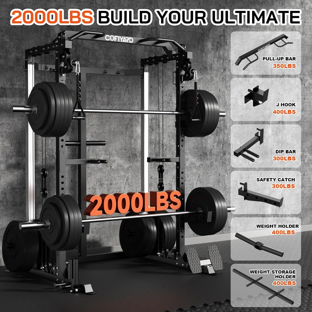 Многофункциональная силовая ст – обзор и цена Home Gym Rack With Cables