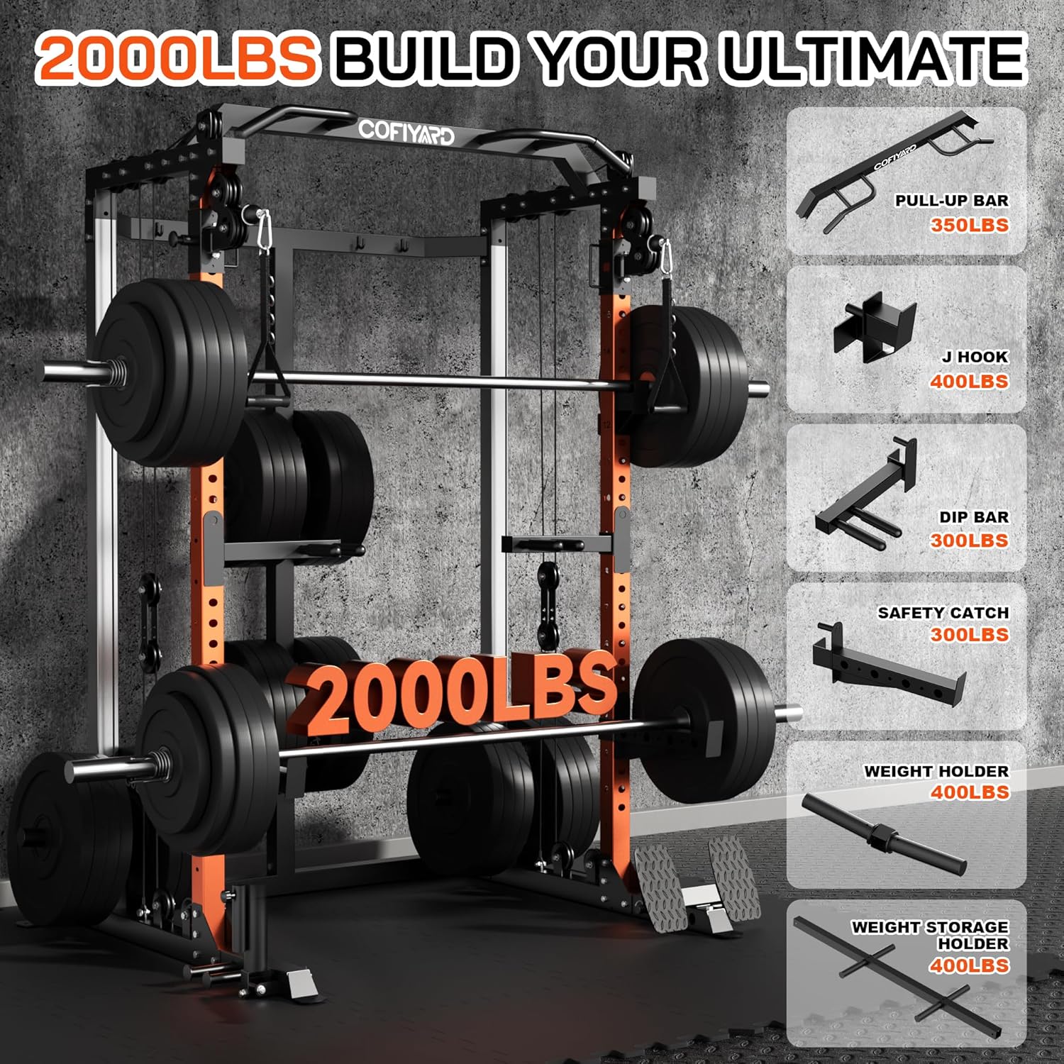 Многофункциональная силовая ра – обзор и цена Home Gym Rack With Cables