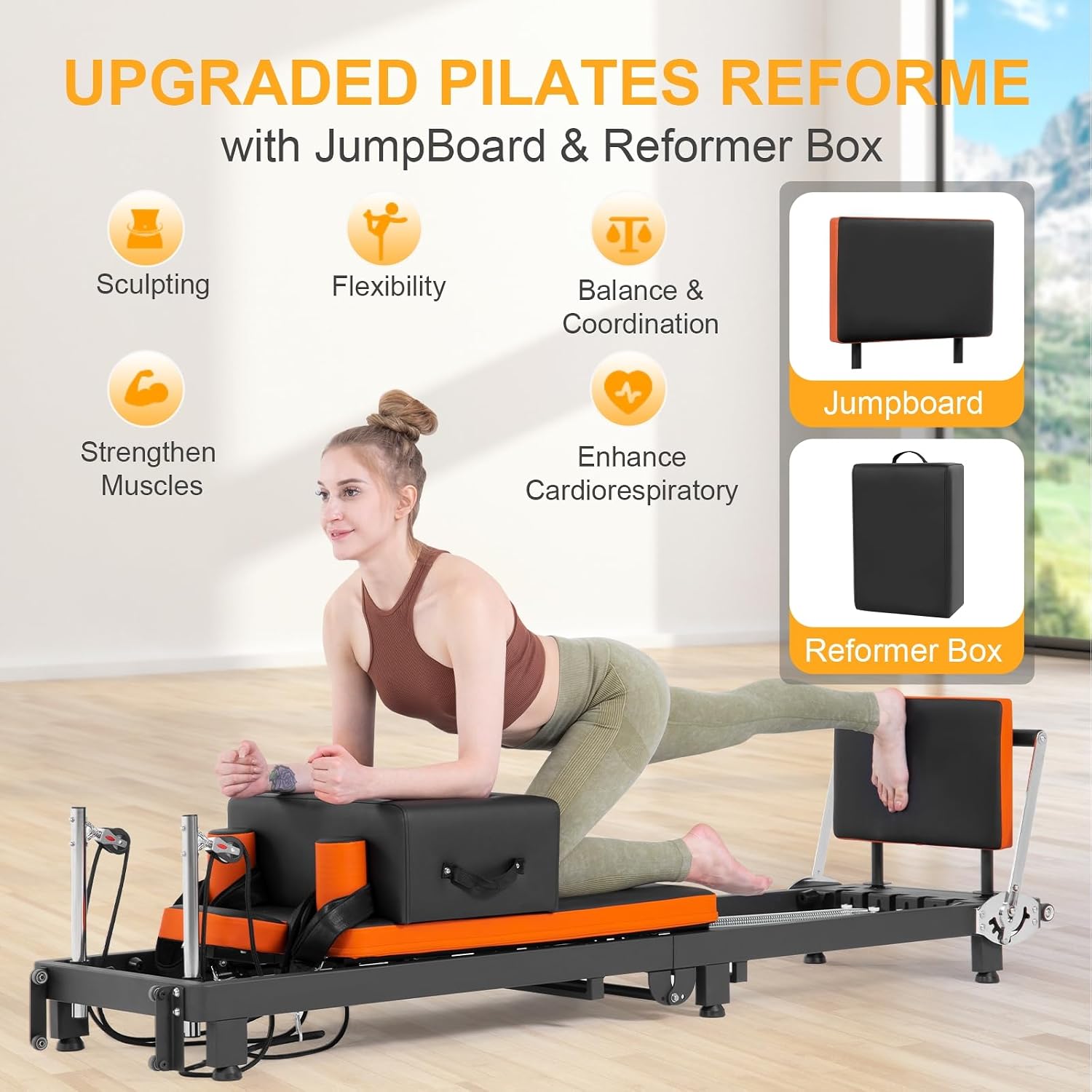 Пилатес-реформер, складной тре – обзор и цена Home Gym In A Box