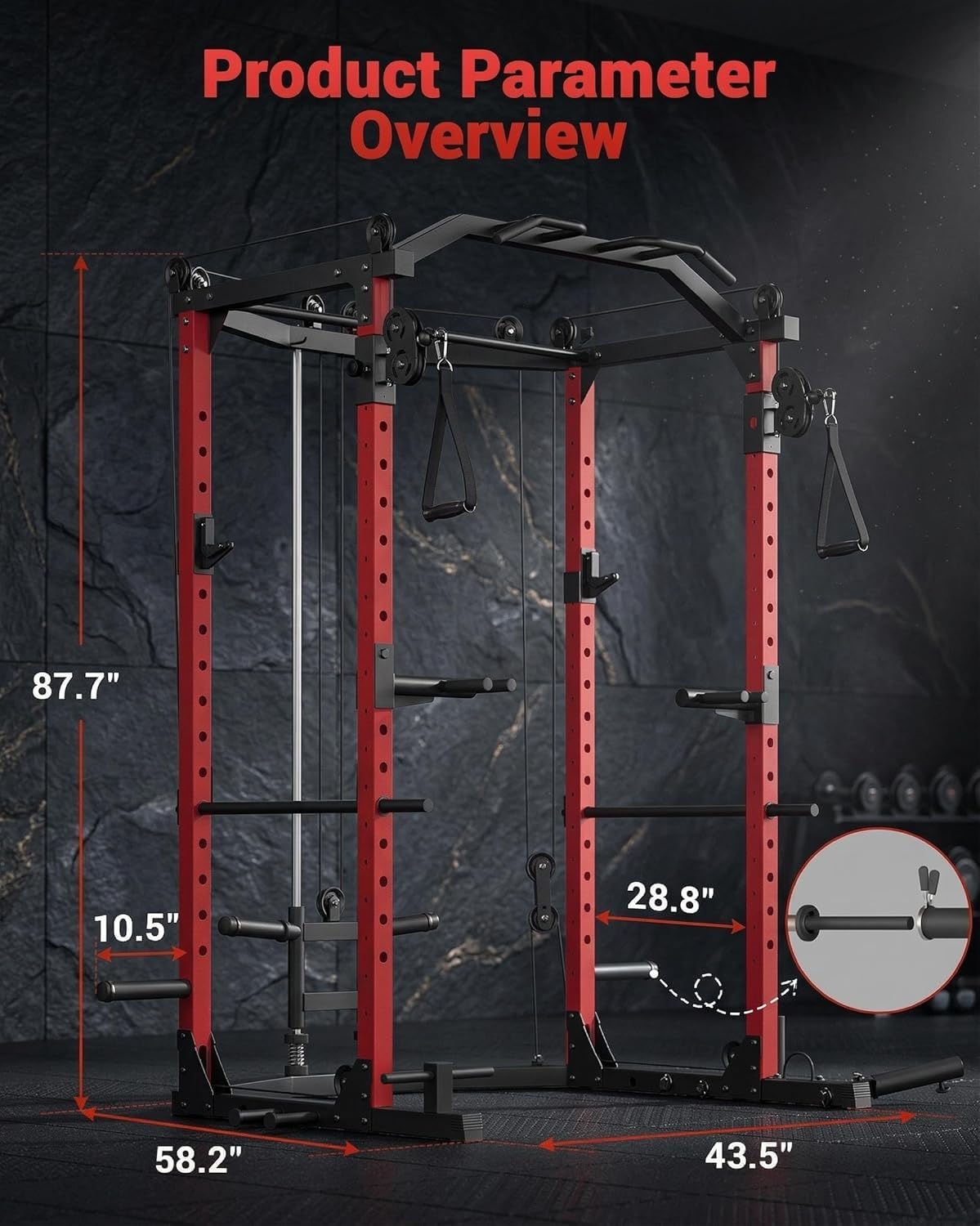 Многофункциональная силовая ра – обзор и цена Home Gym Rack With Cables