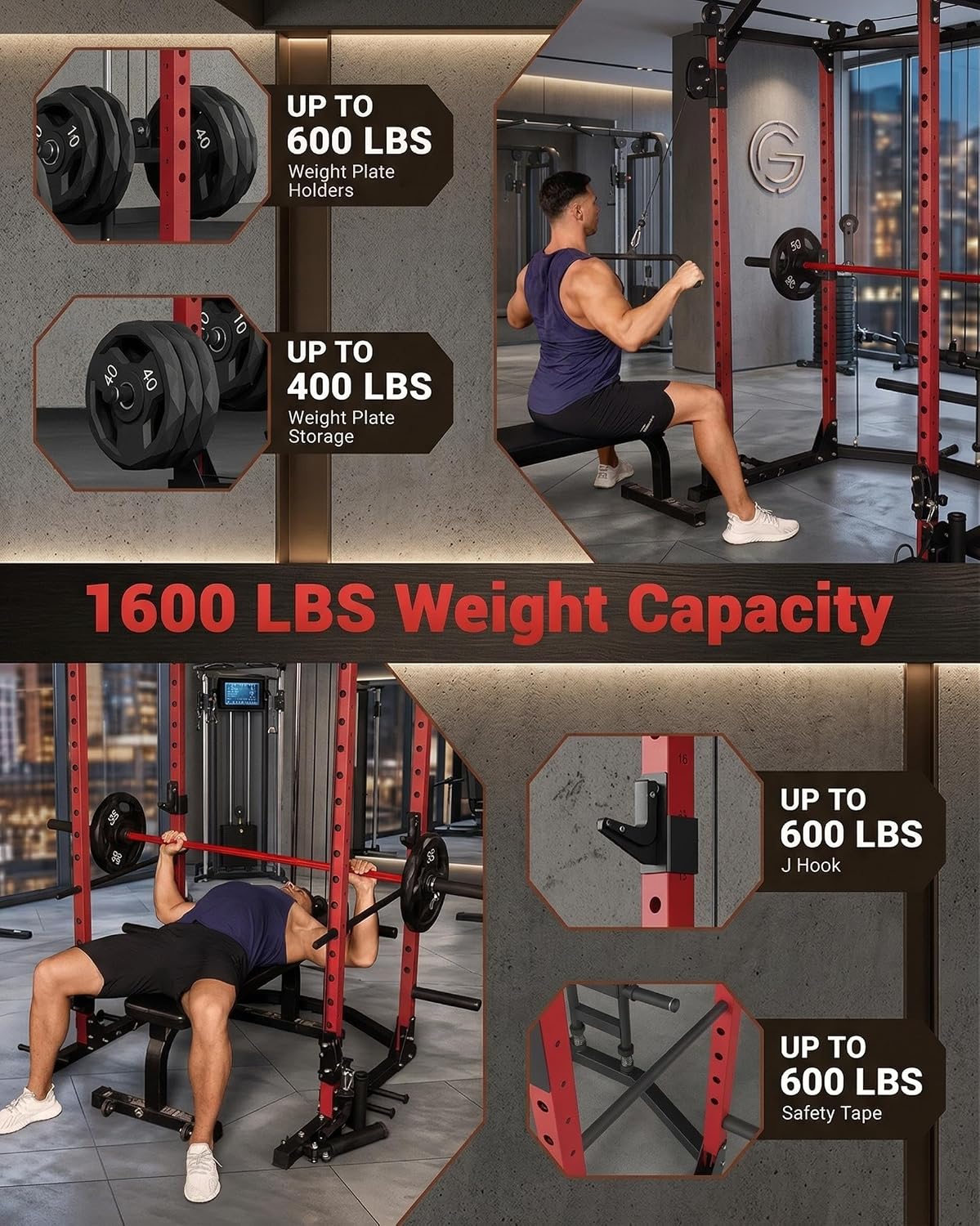 Многофункциональная силовая ра – обзор и цена Home Gym Rack With Cables