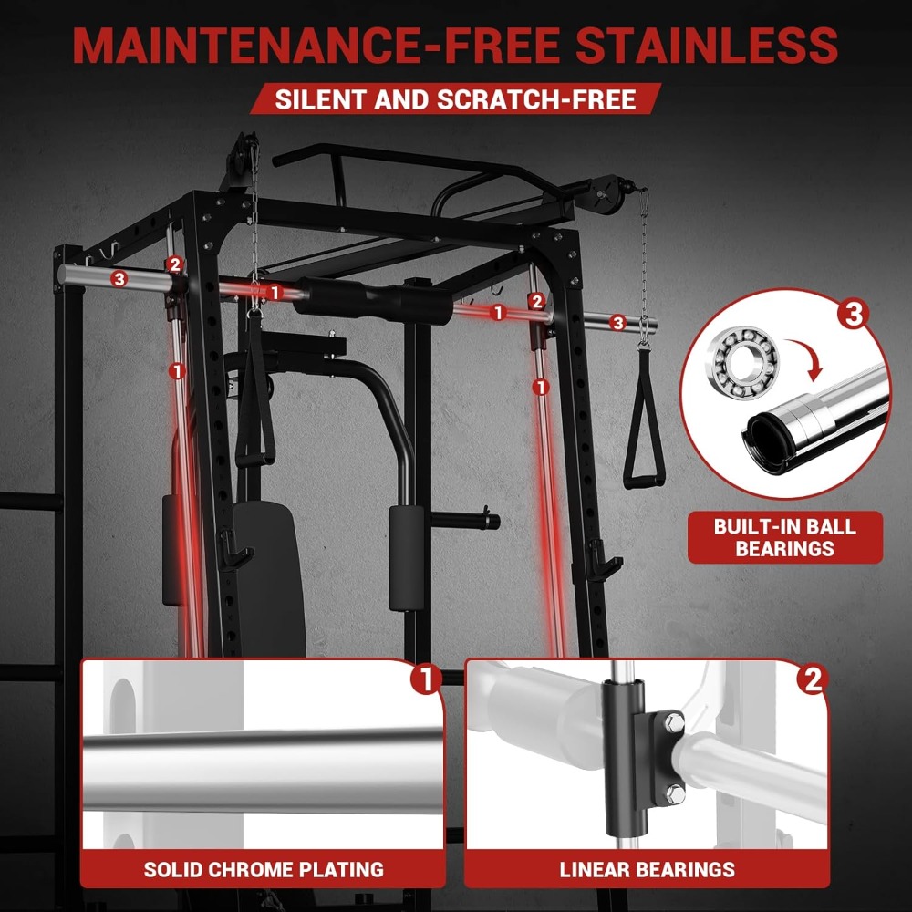 Многофункциональный тренажер S – обзор и цена Home Gym Rack With Cables